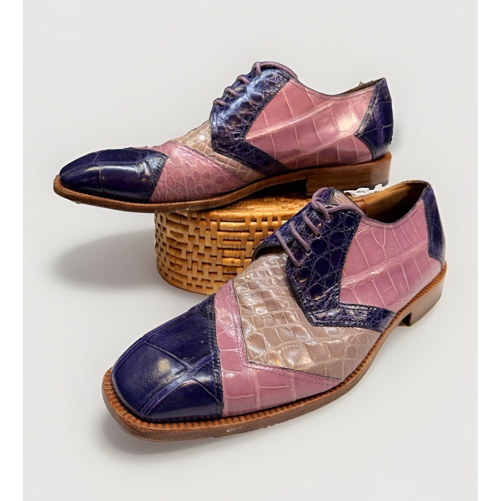 Genuine Alligator Dress Shoes Matteo Massimo